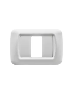 Sistema Gewiss de 1 plaza con placa blanca y techo de nube gw22501